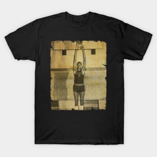 Wilt Chamberlain - Vintage Design Of Basketball T-Shirt